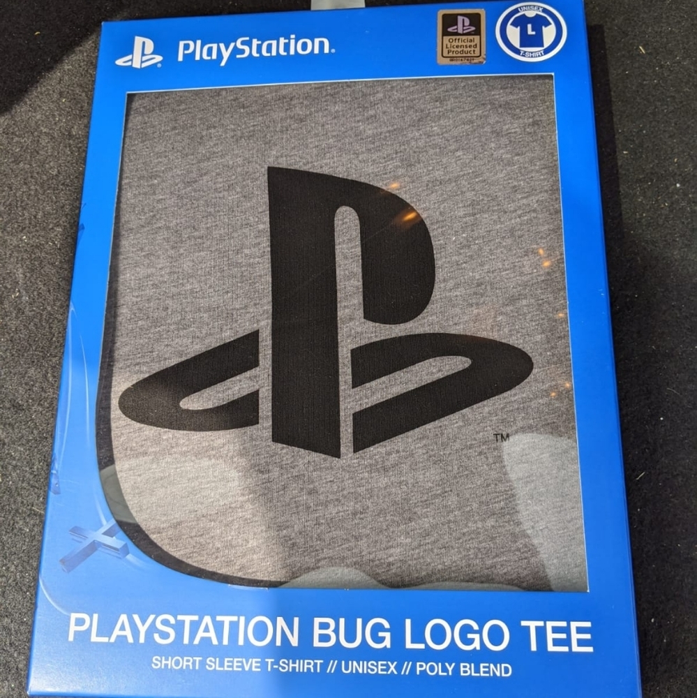 PlayStation Original Logo Gamer Tee T-Shirt Offici